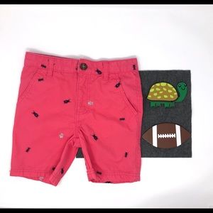 Size 6 Preppy  Carter’s Pink Boy Shorts